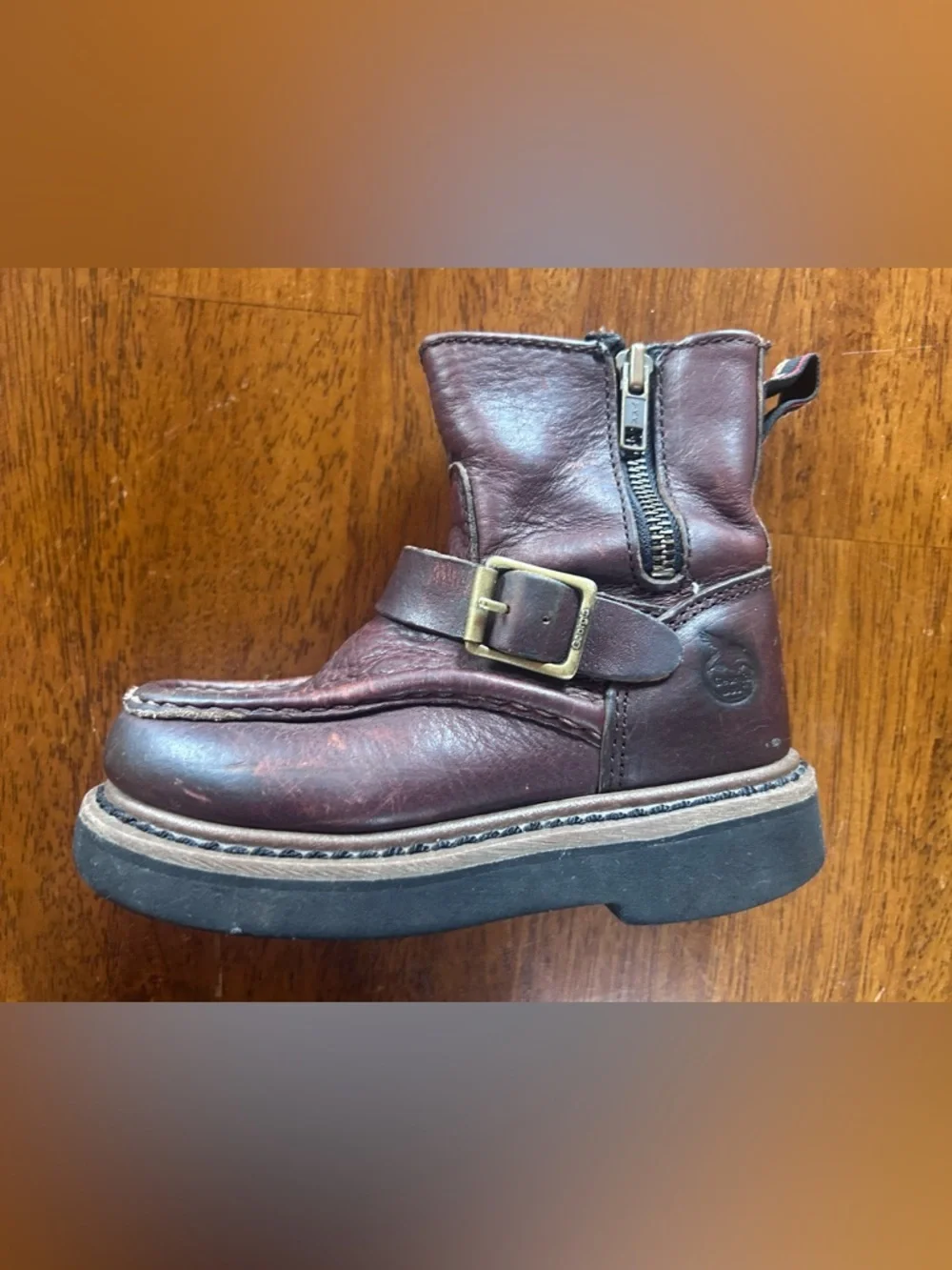 Georgia Kids Side Zip Wellington Boots Size 10M